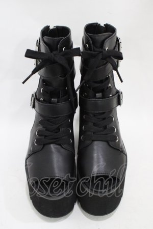 画像: KILL STAR / CHARMED CUTOUT BOOTS UK4(約23〜23.5cm) ブラック H-25-10-30-048-SL-SH-KB-ZH