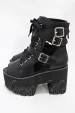 画像2: KILL STAR / CHARMED CUTOUT BOOTS UK4(約23〜23.5cm) ブラック H-25-10-30-048-SL-SH-KB-ZH (2)