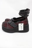 画像2: KILL STAR / Bloody Mary Shoes UK6(約24.5〜25cm) Blood tartan H-25-10-30-049-SL-SH-KB-ZH (2)