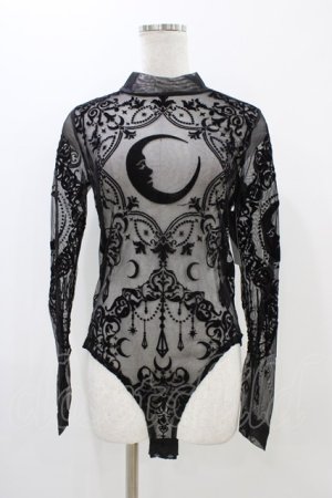 画像: Restyle / Black gothic CRESCENT MESH BODYSUIT M ブラック H-25-10-30-053-GO-TO-KB-ZH