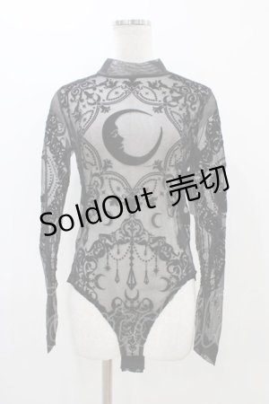 画像: Restyle / Black gothic CRESCENT MESH BODYSUIT M ブラック H-25-10-30-053-GO-TO-KB-OS