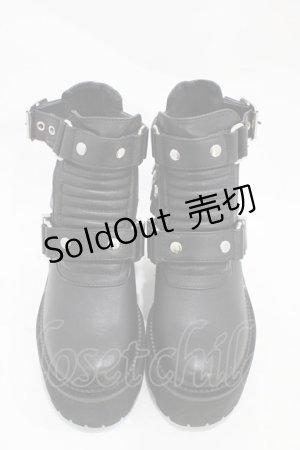 画像: KILL STAR / Electra Cut-Out Heels UK3(約22〜22.5cm) ブラック H-25-10-30-005-SL-SH-KB-ZH