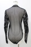 画像2: Restyle / Black gothic CRESCENT MESH BODYSUIT M ブラック H-25-10-30-053-GO-TO-KB-OS (2)