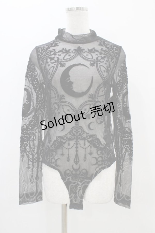画像1: Restyle / Black gothic CRESCENT MESH BODYSUIT L ブラック H-25-10-30-054-GO-TO-KB-ZY (1)