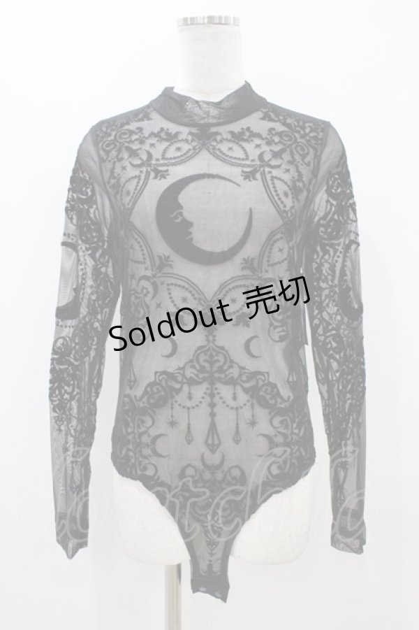 画像1: Restyle / Black gothic CRESCENT MESH BODYSUIT L ブラック H-25-10-30-055-GO-TO-KB-OS (1)
