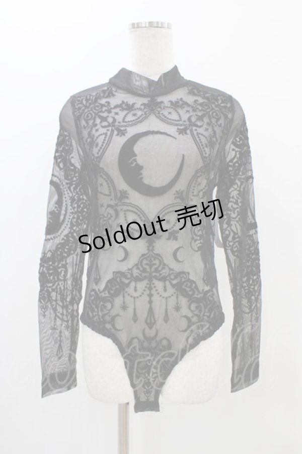 画像1: Restyle / Black gothic CRESCENT MESH BODYSUIT L ブラック H-25-10-30-056-GO-TO-KB-ZI (1)