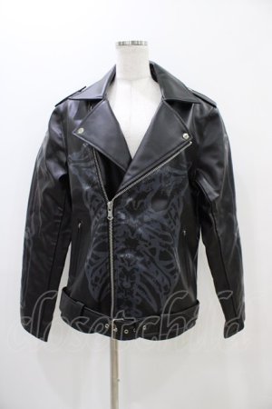 画像: KILL STAR / Craniocaudal Biker Jacket M ブラック H-25-10-30-057-SL-JA-KB-ZH