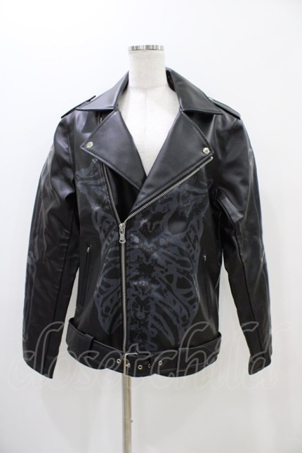 画像1: KILL STAR / Craniocaudal Biker Jacket M ブラック H-25-10-30-057-SL-JA-KB-ZH (1)