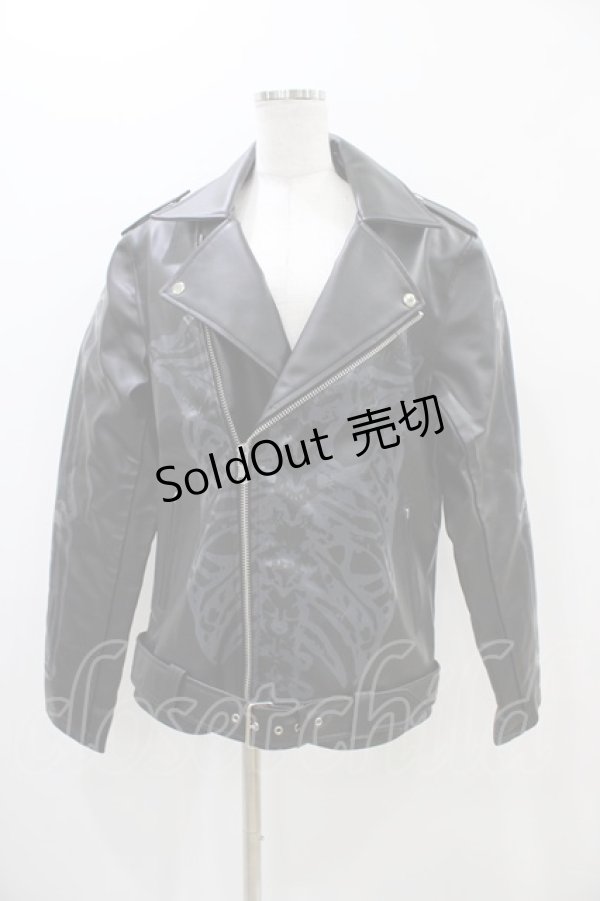画像1: KILL STAR / Craniocaudal Biker Jacket M ブラック H-25-10-30-057-SL-JA-KB-OS (1)