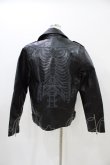 画像2: KILL STAR / Craniocaudal Biker Jacket M ブラック H-25-10-30-057-SL-JA-KB-ZH (2)