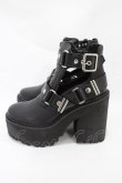 画像2: KILL STAR / Electra Cut-Out Heels UK3(約22〜22.5cm) ブラック H-25-10-30-005-SL-SH-KB-ZH (2)