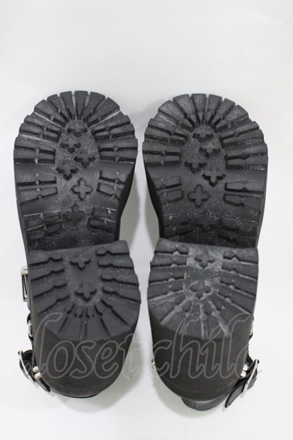 画像3: KILL STAR / Electra Cut-Out Heels UK3(約22〜22.5cm) ブラック H-25-10-30-005-SL-SH-KB-ZH (3)