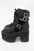 画像2: KILL STAR / CHARMED CUTOUT BOOTS UK4(約23〜23.5cm) ブラック H-25-10-30-001-SL-SH-KB-ZH (2)
