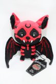画像1: KILL STAR / Vampir Batblood ぬいぐるみ  黒×赤 H-25-10-30-009-SL-ZA-KB-ZH (1)