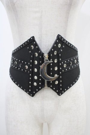 画像: KILL STAR / Cosmic Goddess Waist Belt  ブラック H-25-10-30-026-SL-ZA-KB-ZH