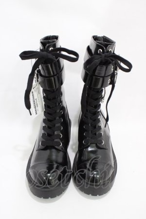 画像: KILL STAR / BONES COMBAT BOOTS UK4(約23cm) ブラック H-25-10-30-003-SL-SH-KB-ZH