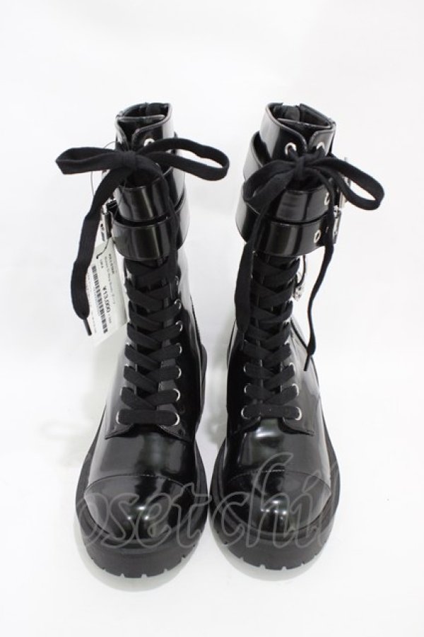 画像1: KILL STAR / BONES COMBAT BOOTS UK4(約23cm) ブラック H-25-10-30-003-SL-SH-KB-ZH (1)
