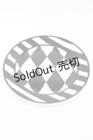 画像: KILL STAR / Calagari Side Plate  白×黒 H-25-10-30-038-SL-ZA-KB-ZT1109H