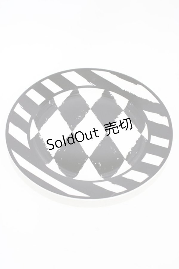 画像1: KILL STAR / Calagari Side Plate  白×黒 H-25-10-30-038-SL-ZA-KB-ZT1109H (1)