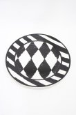 画像1: KILL STAR / Calagari Side Plate  白×黒 H-25-10-30-040-SL-ZA-KB-ZT-W003 (1)