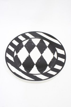 画像: KILL STAR / Calagari Side Plate  白×黒 H-25-10-30-040-SL-ZA-KB-ZH