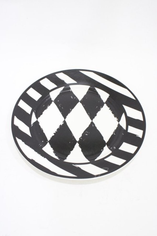 画像1: KILL STAR / Calagari Side Plate  白×黒 H-25-10-30-040-SL-ZA-KB-ZT-W003 (1)