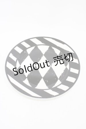 画像: 【SALE】KILL STAR / Calagari Side Plate  白×黒 H-25-10-30-041-SL-ZA-KB-ZT-W003