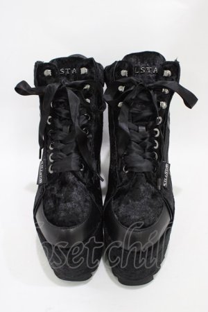画像: KILL STAR / MALICE PLATFORM TRAINERS UK8 ブラック H-25-10-30-042-SL-SH-KB-ZH