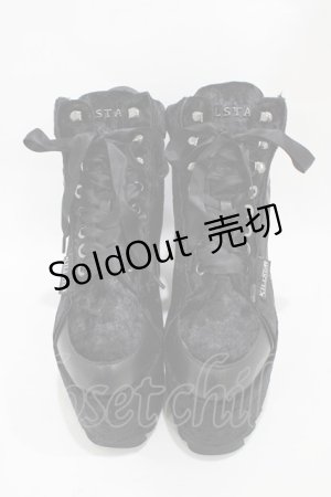 画像: KILL STAR / MALICE PLATFORM TRAINERS UK8 ブラック H-25-10-30-042-SL-SH-KB-ZH