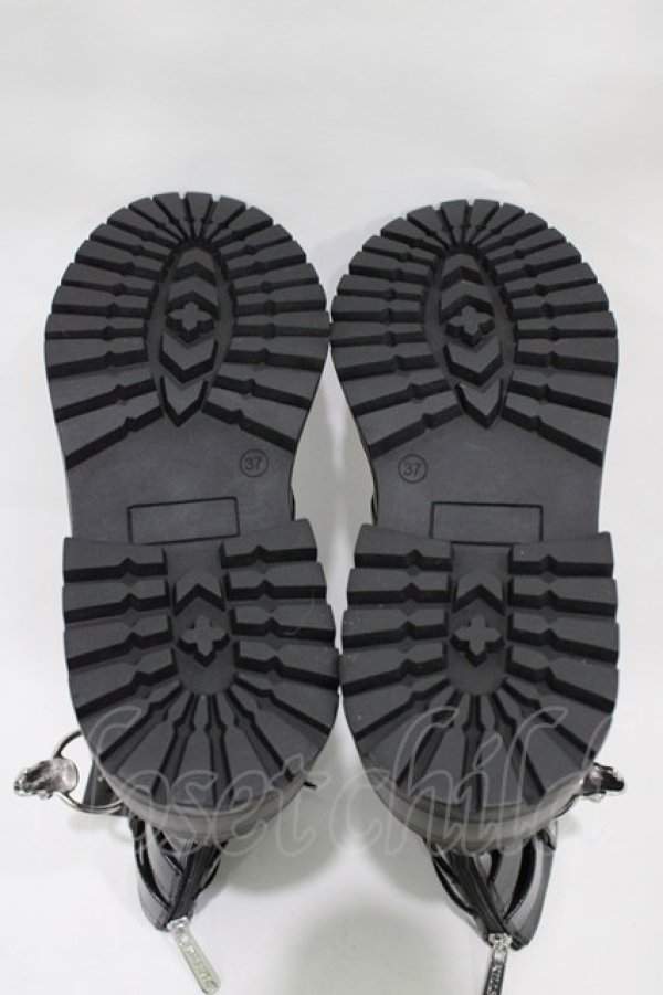 画像3: KILL STAR / BONES COMBAT BOOTS UK4(約23cm) ブラック H-25-10-30-003-SL-SH-KB-ZH (3)