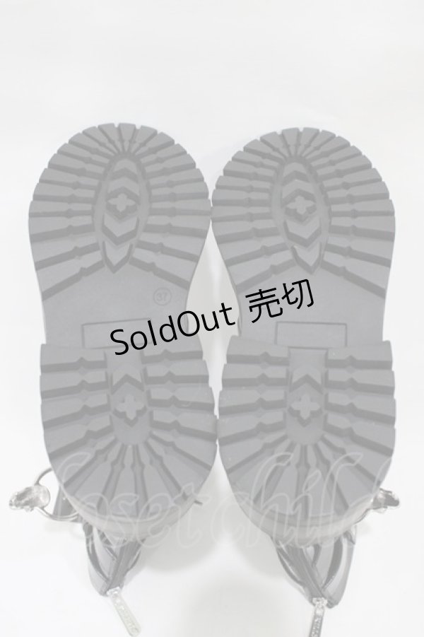 画像3: KILL STAR / BONES COMBAT BOOTS UK4(約23cm) ブラック H-25-10-30-003-SL-SH-KB-ZI (3)