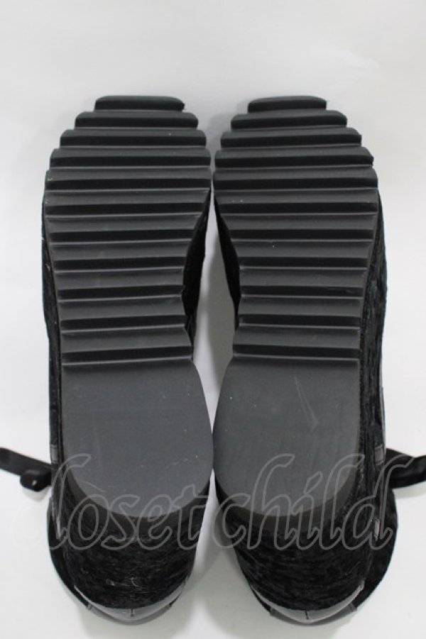 画像3: KILL STAR / MALICE PLATFORM TRAINERS UK8 ブラック H-25-10-30-042-SL-SH-KB-ZH (3)