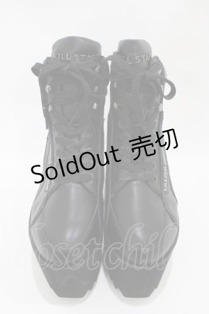 画像: KILL STAR / MALICE PLATFORM TRAINERS UK9(約26cm) ブラック H-25-10-30-043-SL-SH-KB-ZS