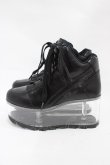 画像2: YRU / Qloud Qozmo Black Platform Sneakers 23.0cm ブラック H-25-10-30-044-PU-SH-KB-ZH (2)