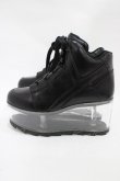 画像2: YRU / Qloud Qozmo Black Platform Sneakers 23.0cm ブラック H-25-10-30-045-PU-SH-KB-ZH (2)