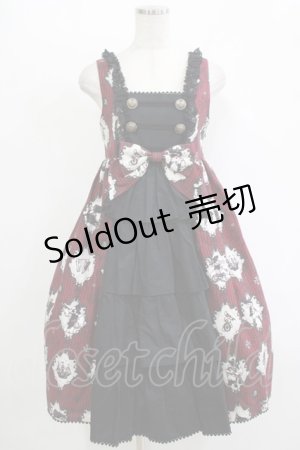 画像: ALICE and the PIRATES / Captain Chrisの夢想〜新たな冒険への希望〜柄ジャンパースカート Free ボルドー H-25-11-01-001-PA-OP-NS-ZH