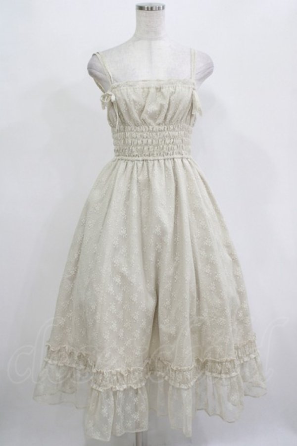 画像1: Victorian maiden / レーシーロングアンダードレス Free シナモン H-25-11-01-025-CL-OP-NS-ZH (1)