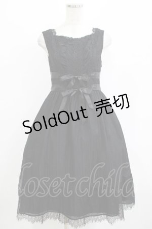 画像: axes femme kawaii / 総レースノースリーブワンピース M ブラック H-25-11-01-032-AX-OP-NS-ZH