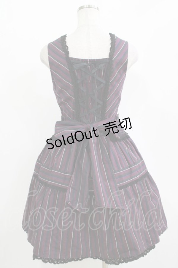 画像3: BABY,THE STARS SHINE BRIGHT / レジメンタルクラウンジャンパースカート Free パープル H-25-11-01-036-BA-OP-NS-ZH (3)