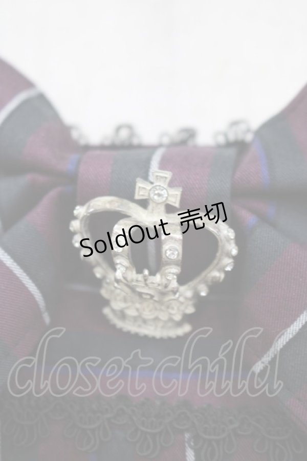 画像4: BABY,THE STARS SHINE BRIGHT / レジメンタルクラウンジャンパースカート Free パープル H-25-11-01-036-BA-OP-NS-ZH (4)