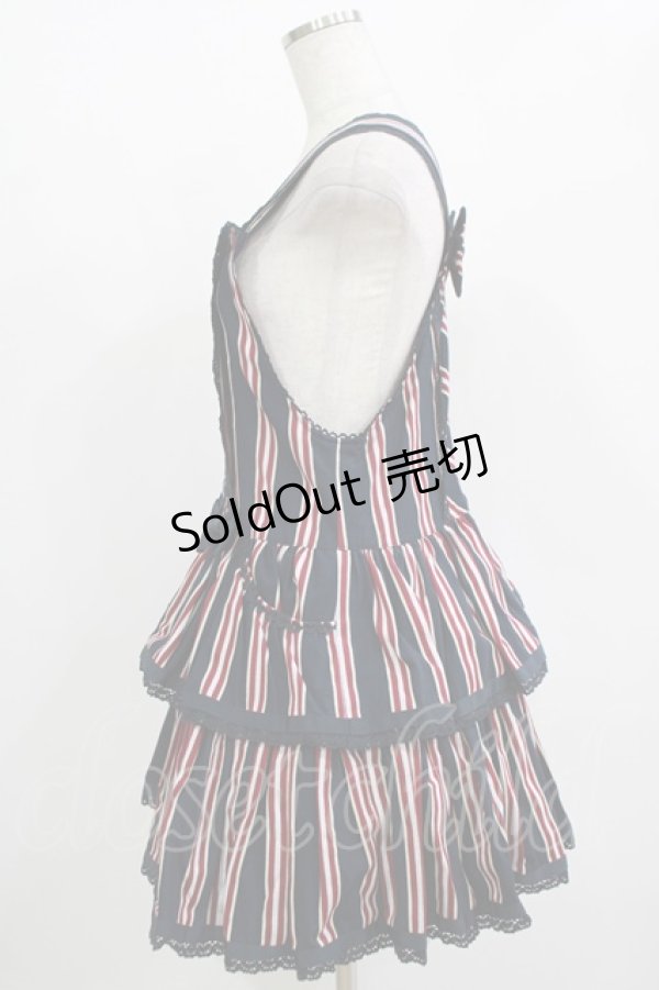 画像2: BABY,THE STARS SHINE BRIGHT / ブリテッシュレジメンタルサロペット Free ネイビー H-25-11-01-039-BA-OP-NS-ZH (2)