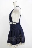 画像2: LIZ LISA / リボンポケットジャンパースカート Free ネイビー H-25-11-01-044-LO-OP-NS-ZH (2)