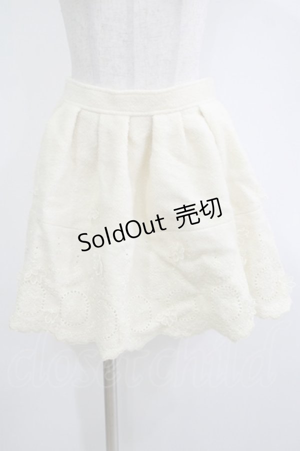 画像1: LIZ LISA / スァラップ刺繍スカート Free オフ H-25-11-01-045-LO-SK-NS-ZH (1)