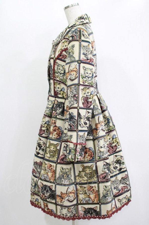 画像2: LIEF / CATゴブランコート Free 生成り H-25-11-01-005-LO-CO-NS-ZH (2)