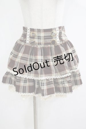 画像: LIZ LISA / チェックスカート Free ブラウン H-25-11-01-046-LO-SK-NS-ZH