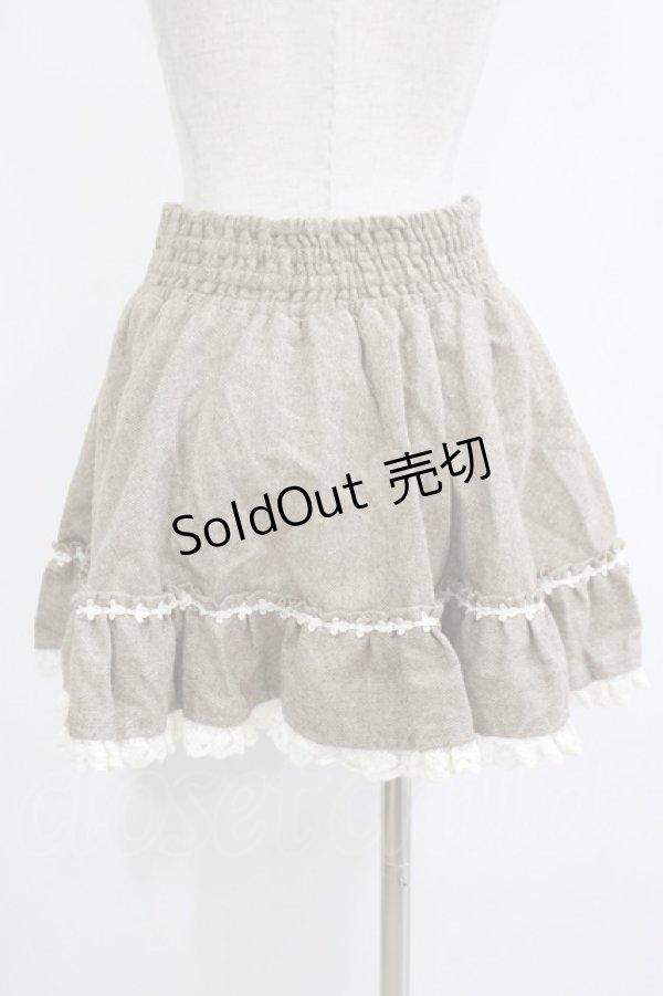 画像3: LIZ LISA / ウエストリボンスカート Free ベージュ H-25-11-01-047-LO-SK-NS-ZH (3)