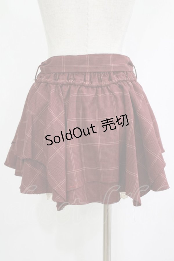 画像3: LIZ LISA / チェックスカパン Free ボルドー H-25-11-01-048-LO-PA-NS-ZH (3)