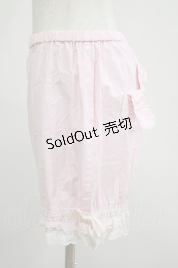 画像3: Angelic Pretty / うさぎちゃんポッケブルマ Free ピンク H-25-11-01-049-AP-PA-NS-ZH (3)