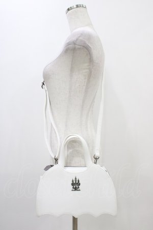 画像: Moi-meme-Moitie / 蝙蝠2Wayバッグ  白 H-25-11-01-1004-MO-BG-KB-ZH