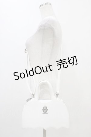 画像: Moi-meme-Moitie / 蝙蝠2Wayバッグ  白 H-25-11-01-1004-MO-BG-KB-ZH